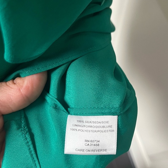 BCBGMAXAZRIA Size 6 strapless silk dress - Picture 4 of 6